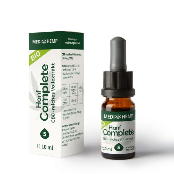 Medihemp Bio Hanf Complete - 5% CBD - 10 ml
