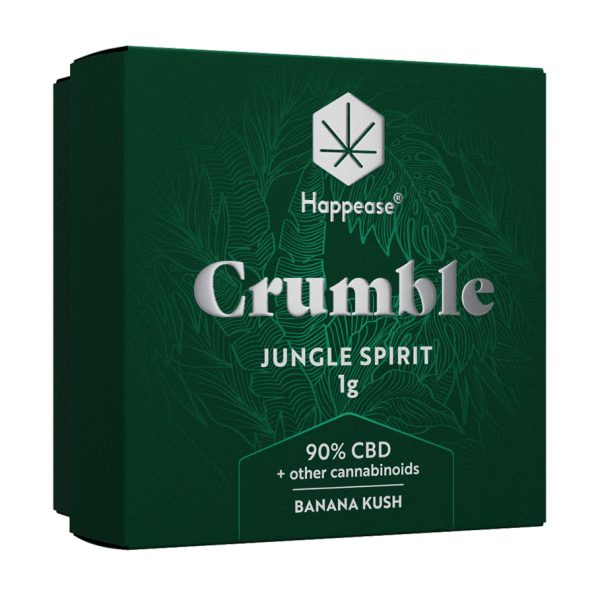 Happease Jungle Spirit 90% CBD Extrakt - Crumble - 1g