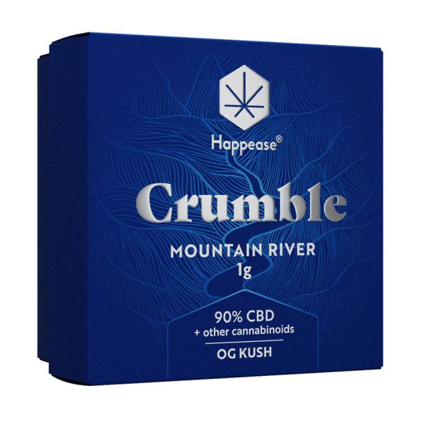 Happease Mountain River 90% CBD Extrakt - Crumble - 1g