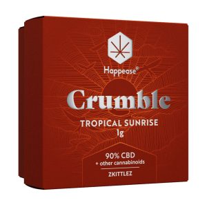 Happease Tropical Sunrise 90% CBD Extrakt - Crumble - 1g