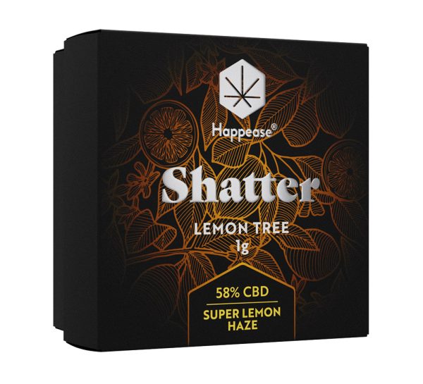 Happease CBD Konzentrat Shatter 58% Lemon Tree