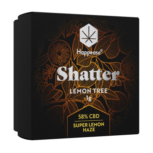 Happease Lemon Tree 58% CBD Extrakt - Shatter - 1g