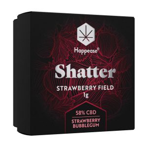 Happease Strawberry Field 58% CBD Extrakt - Shatter - 1g