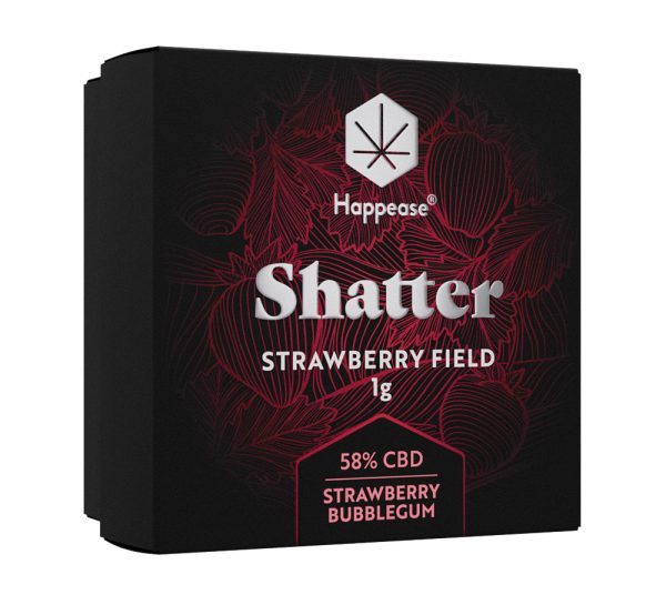 Happease CBD Konzentrat Shatter 58% Strawberry Field