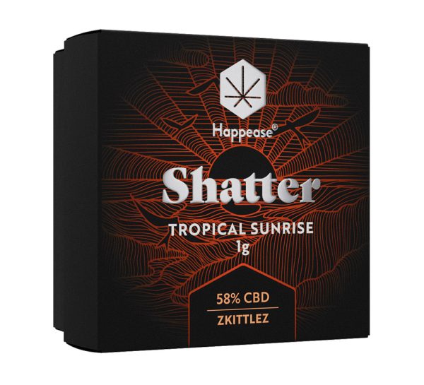 Happease CBD Konzentrat Shatter 58% Tropical Sunrise