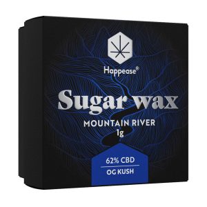 Happease Mountain River 62% CBD Extrakt - Sugar Wax - 1g