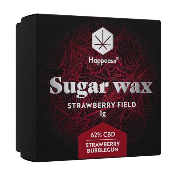 Happease Strawberry Field 62% CBD Extrakt - Sugar Wax - 1g
