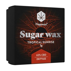 Happease Tropical Sunrise 62% CBD Extrakt - Sugar Wax - 1g